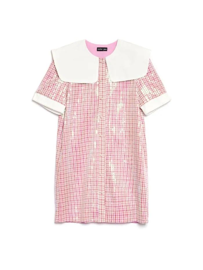 Womenswear Dresses Sister Jane Toffee Sequin Mini Dress Guava Pink Womenswear Dresses Sister Jane Toffee Sequin Mini Dress Guava Pink