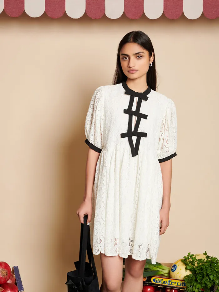 Womenswear Dresses Sister Jane Vanilla Lace Mini Dress White