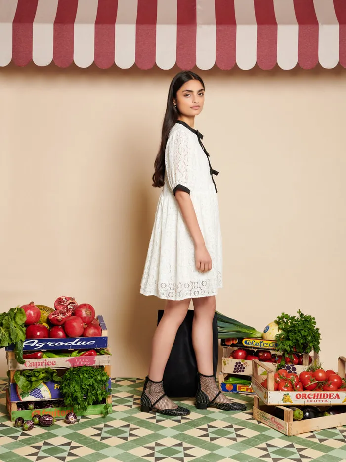 Womenswear Dresses Sister Jane Vanilla Lace Mini Dress White