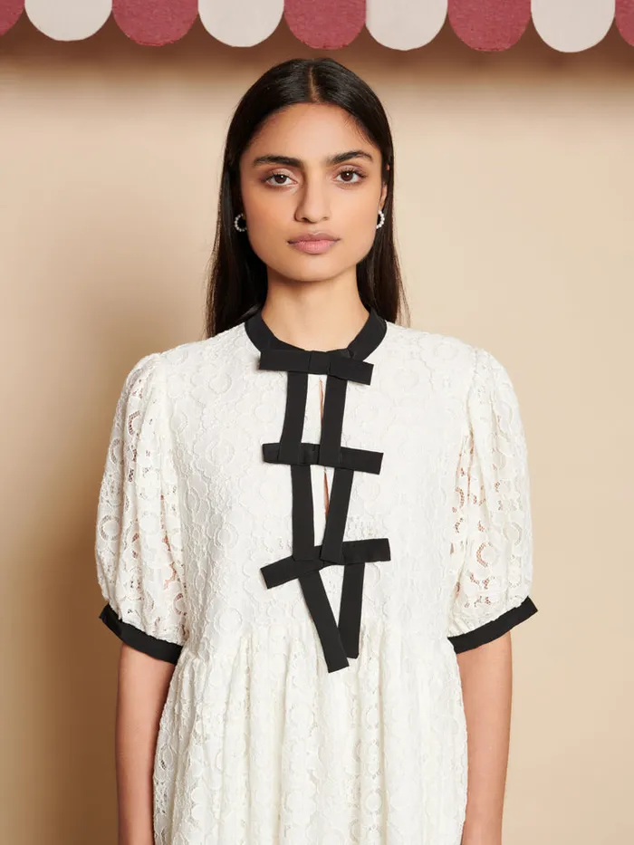 Womenswear Dresses Sister Jane Vanilla Lace Mini Dress White