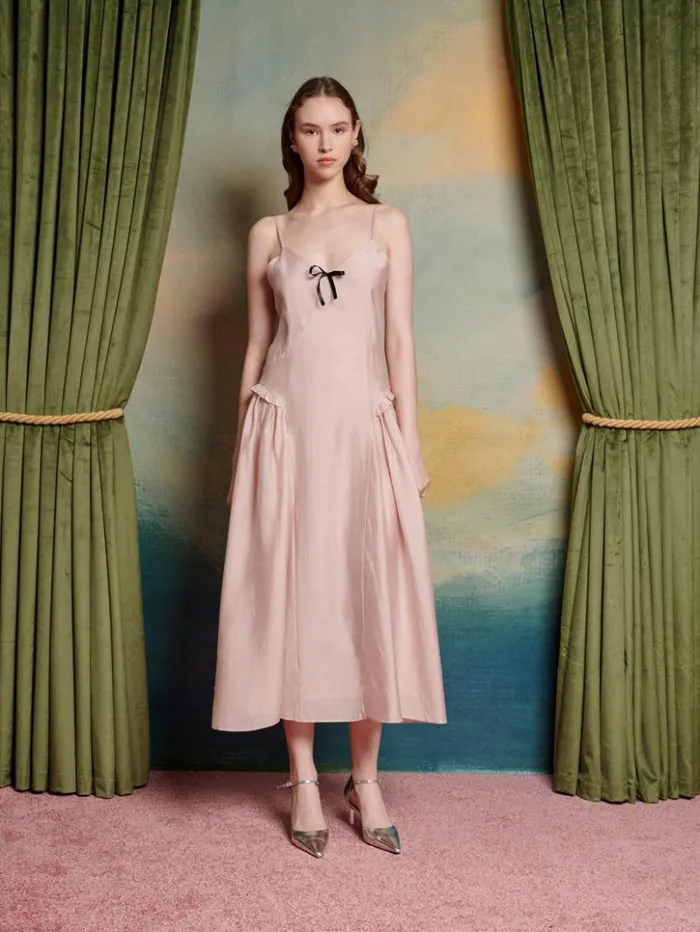 Womenswear Dresses Sister Jane Whisper Cami Dress Nude Pink Womenswear Dresses Sister Jane Whisper Cami Dress Nude Pink