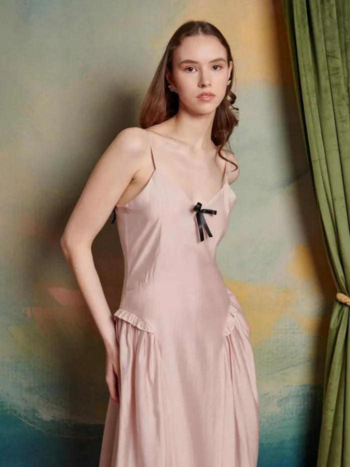 Womenswear Dresses Sister Jane Whisper Cami Dress Nude Pink Womenswear Dresses Sister Jane Whisper Cami Dress Nude Pink