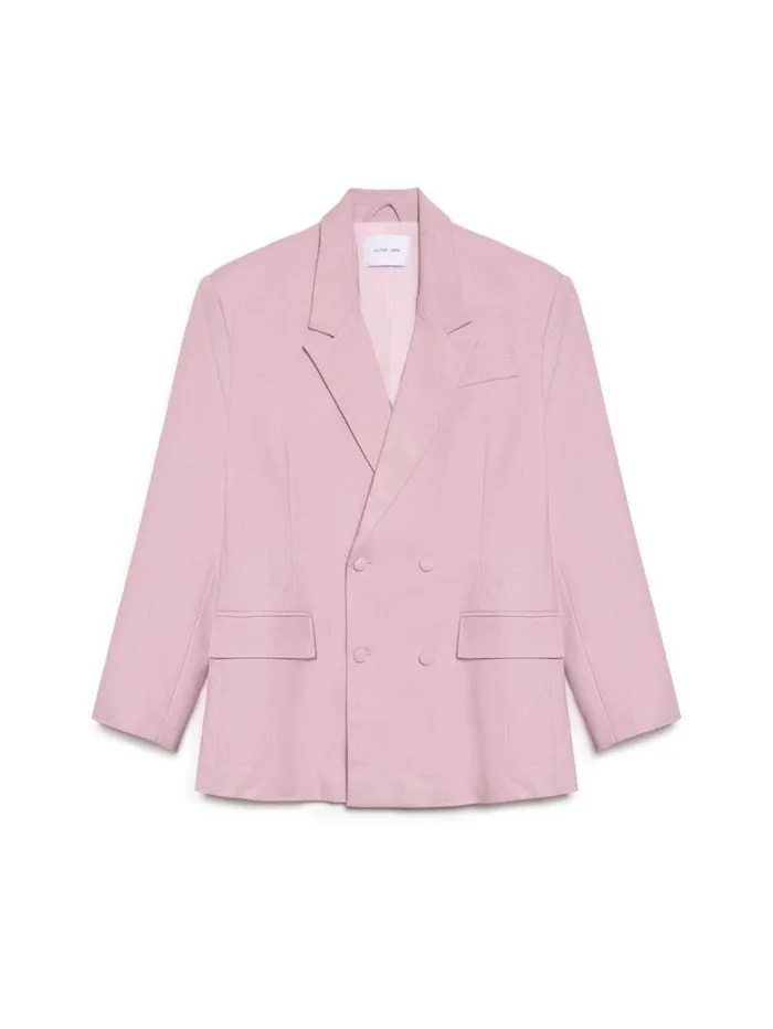 Womenswear Jackets Sister Jane Harlow Woven Blazer Dusty Pink