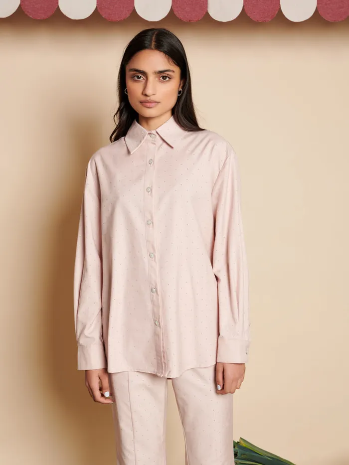 Womenswear Tops Sister Jane Apple Gem Shirt Dusty Pink