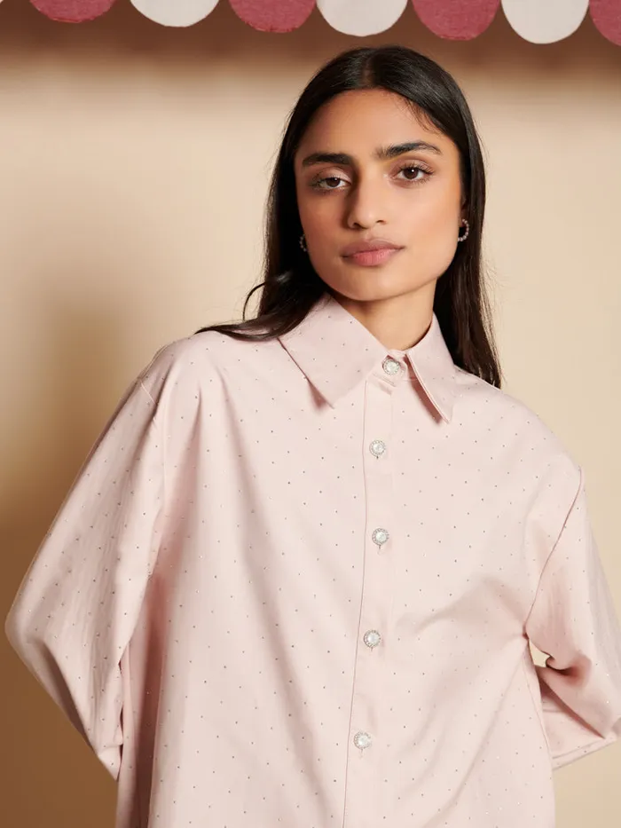 Womenswear Tops Sister Jane Apple Gem Shirt Dusty Pink