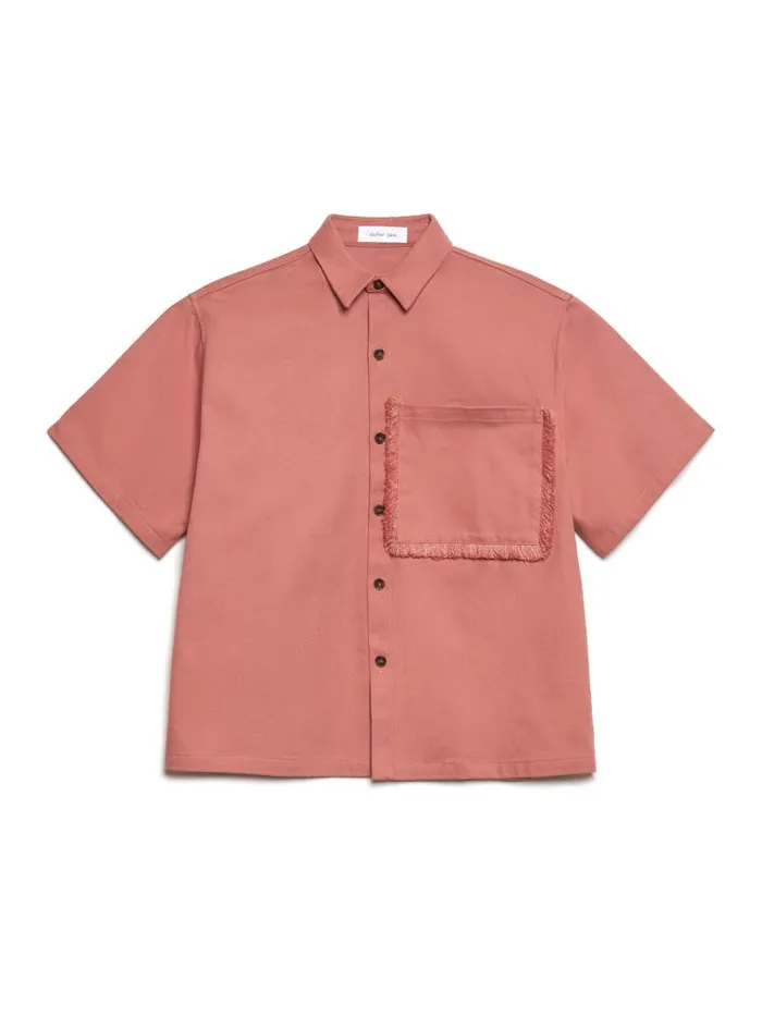 Womenswear Tops Sister Jane Cole Pocket Boxy Shirt Blush Pink