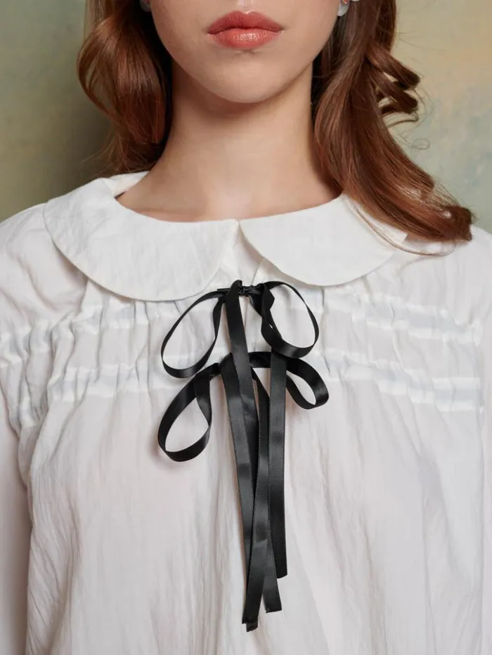 Womenswear Tops Sister Jane Dove Drawstring Top Pearl White