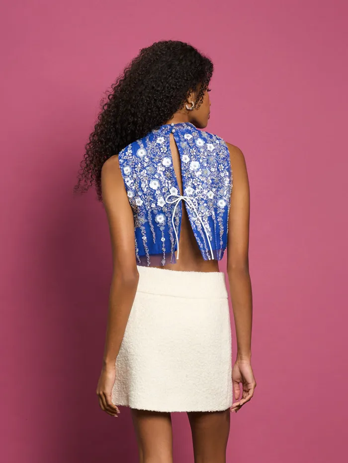 Womenswear Tops Sister Jane DREAM Flow Sequin Top Indigo Blue Womenswear Tops Sister Jane DREAM Flow Sequin Top Indigo Blue