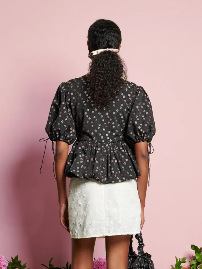 Womenswear Tops Sister Jane DREAM Pepper Floral Top Pink Folral Black