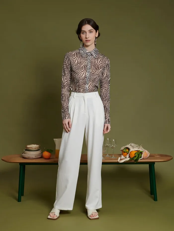 Womenswear Tops Sister Jane Ghospell Elise Mesh Shirt Rosewood Brown