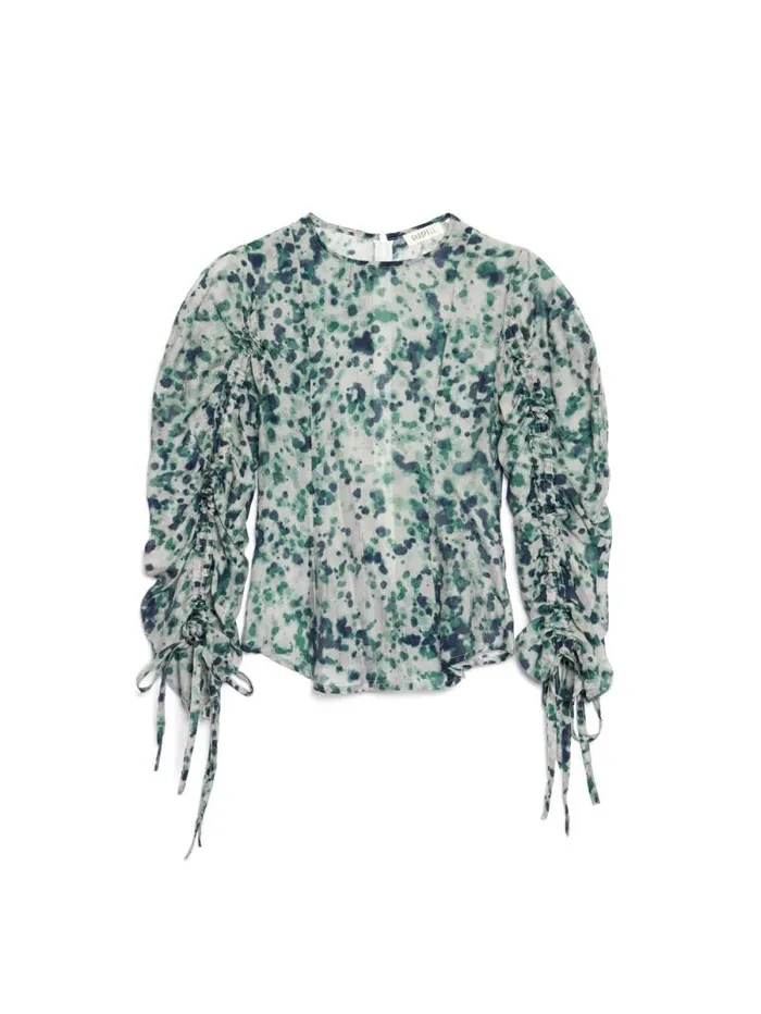 Womenswear Tops Sister Jane Ghospell Nina Printed Top Aquarelle