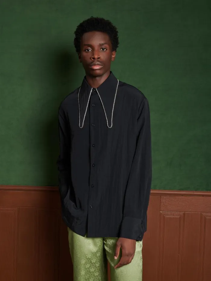 Womenswear Tops Sister Jane Lucas Gem Shirt Coal Black