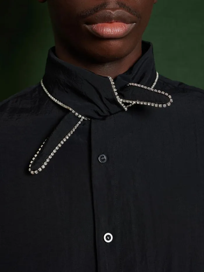 Womenswear Tops Sister Jane Lucas Gem Shirt Coal Black