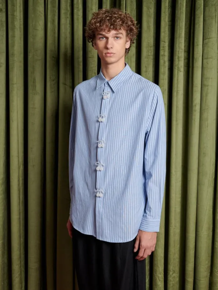 Womenswear Tops Sister Jane Penny Stripe Shirt Stripe Blue