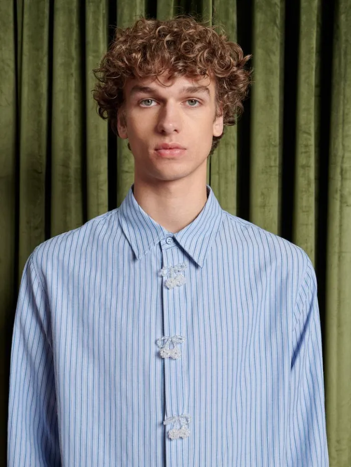 Womenswear Tops Sister Jane Penny Stripe Shirt Stripe Blue