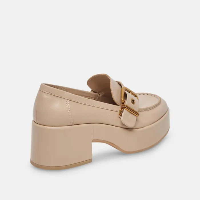 Yonder Loafers Sesame Crinkle Patent Women Dolce Vita Flats and Loafers