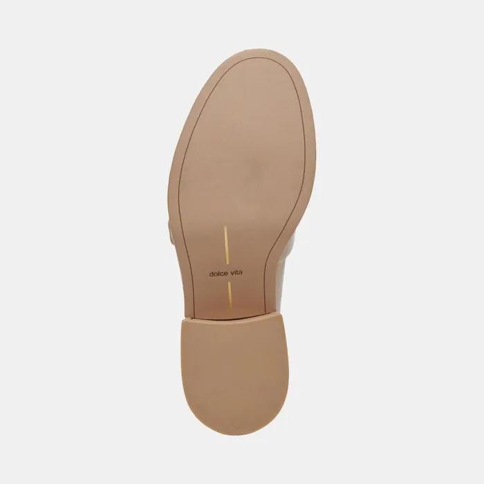 Yonder Loafers Sesame Crinkle Patent Women Dolce Vita Flats and Loafers