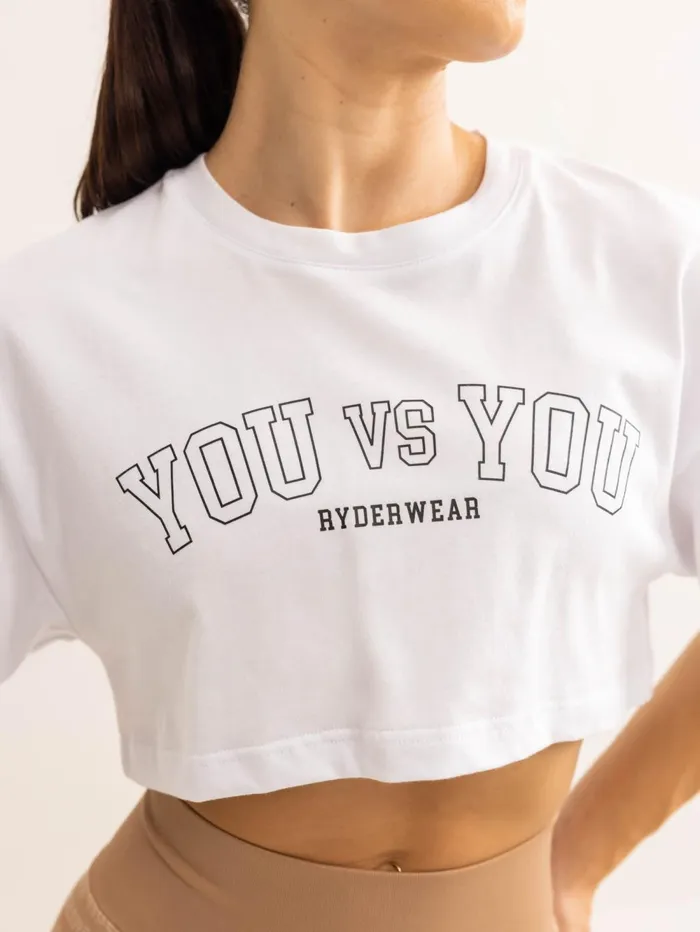 You Vs You TShirt 8211 White Women Ryderwear TShirts